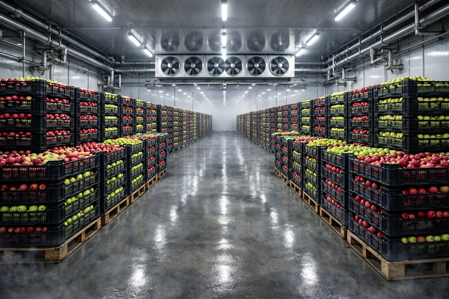 Modern Indian cold storage facility used for commercial storage operations