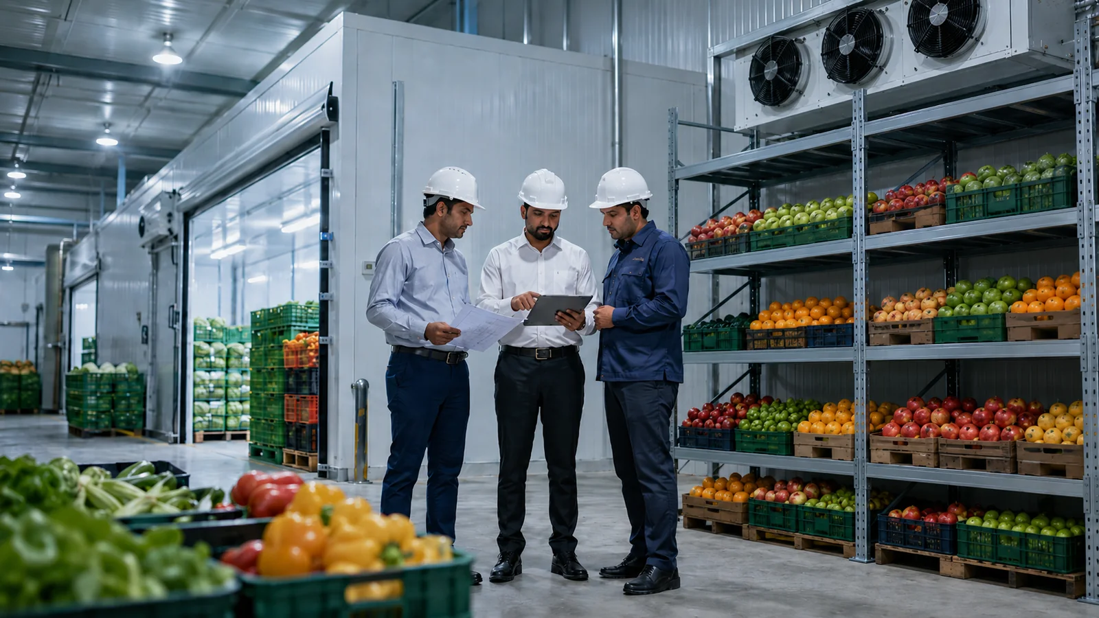 Industrial cold storage project under engineering and investment planning